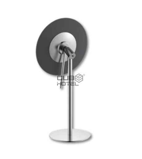 Espejo de aumento redondo en acero inox 5X